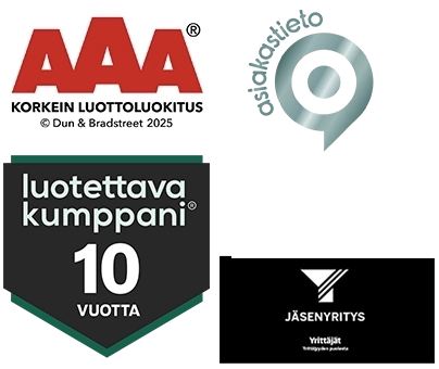 aaa luottoluokitus, yrittäjät logot, suomen vahvimmat sertifikaatit